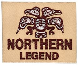 Nažehľovacie etikety veľké - northern legend